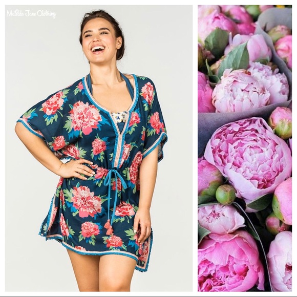 Matilda Jane Other - Matilda Jane Floral Cool Shade Cover Up Sz Medium